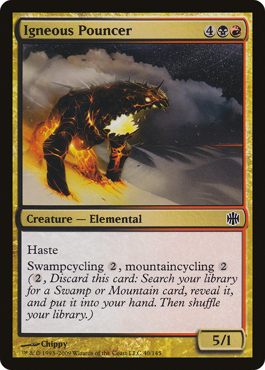 Igneous Pouncer (ARB-040) - Alara Reborn Foil