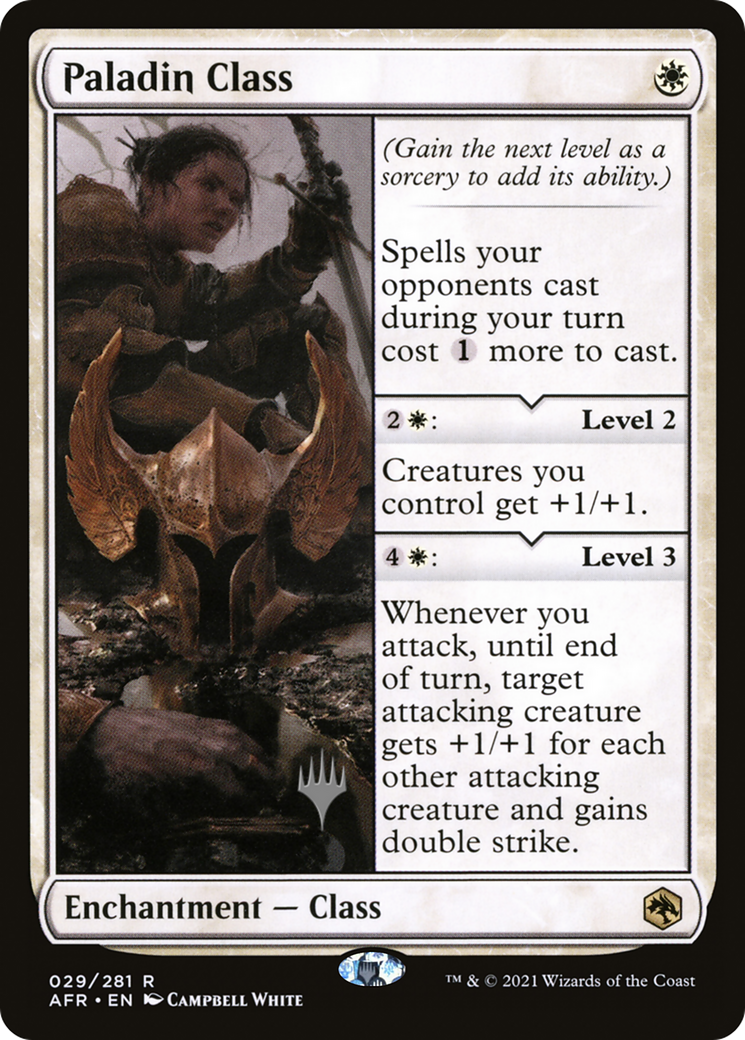 Paladin Class (PPAFR-29P) - Adventures in the Forgotten Realms Promos (Promo Pack)