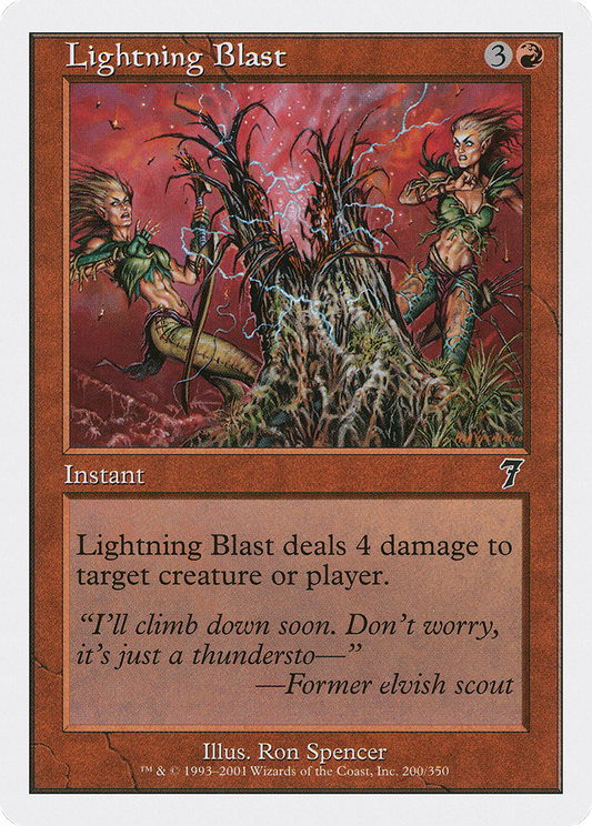 Lightning Blast (7ED-200) - Seventh Edition