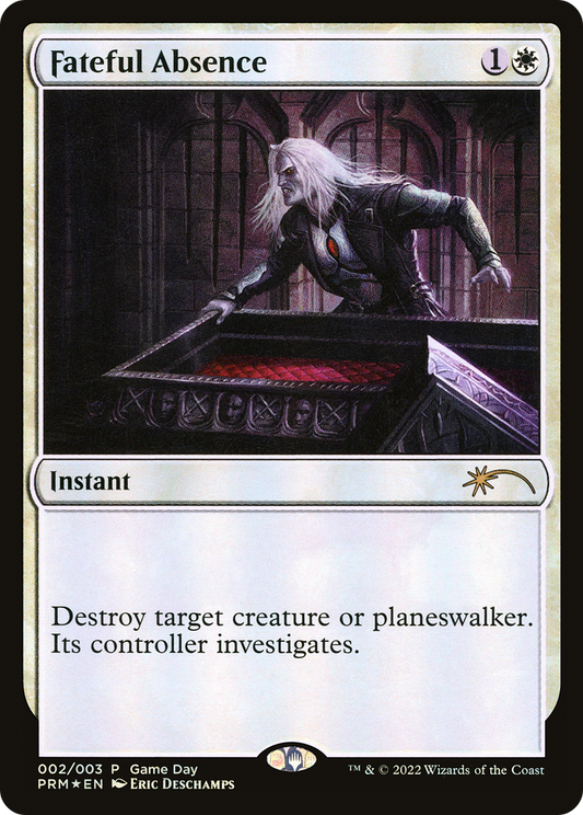 Fateful Absence (PW22-002) - Wizards Play Network 2022 Foil