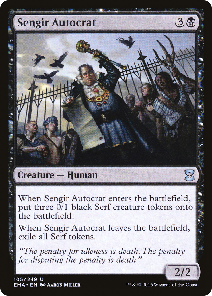 Sengir Autocrat  (EMA-105) - Eternal Masters Foil
