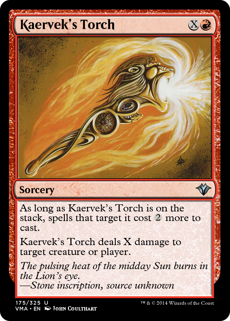 Kaervek's Torch (VMA-175) - Vintage Masters