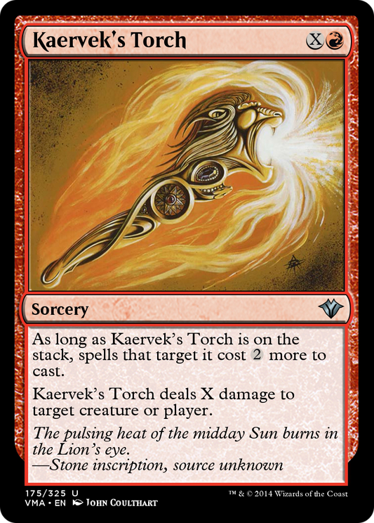 Kaervek's Torch (VMA-175) - Vintage Masters