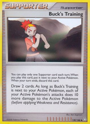 Buck's Training (130/146) - Legends Awakened Reverse Holofoil - Uncommon