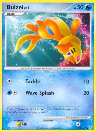 Buizel (92/147) - Supreme Victors Reverse Holofoil - Common