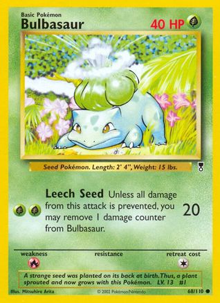 Bulbasaur 068/110 - Legendary Collection Reverse Holofoil - Common
