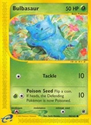 Bulbasaur 94/165 - Expedition Base Set Reverse Holofoil