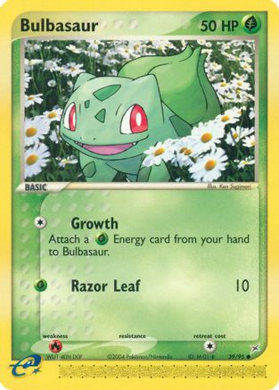 Bulbasaur - 039/95 - Team Magma vs Team Aqua Reverse Holofoil - Common