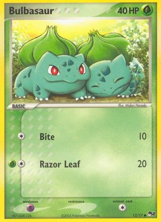 Bulbasaur - 012/17 - POP Series 2 Normal - Common