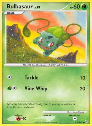 Bulbasaur 93/147 - Supreme Victors Reverse Holofoil