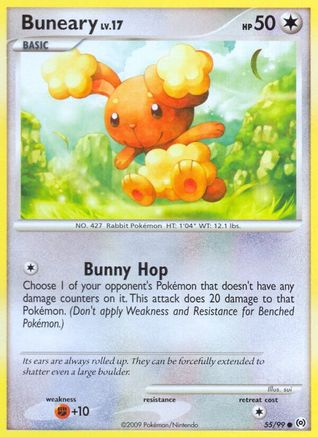 Buneary - 055/99 - Arceus Reverse Holofoil - Common