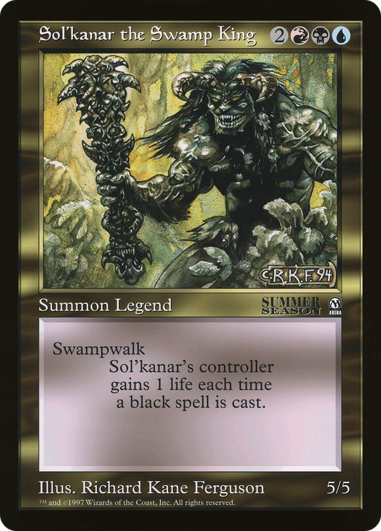 Sol'kanar the Swamp King (OLEP-015) - Oversized League Prizes