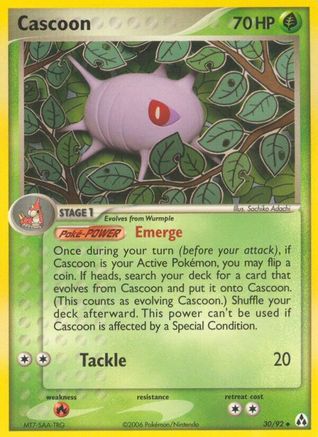 Cascoon 030 - Legend Maker Reverse Holofoil - Uncommon