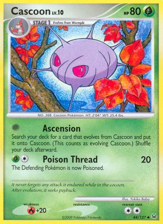 Cascoon 044 - Platinum Reverse Holofoil - Uncommon