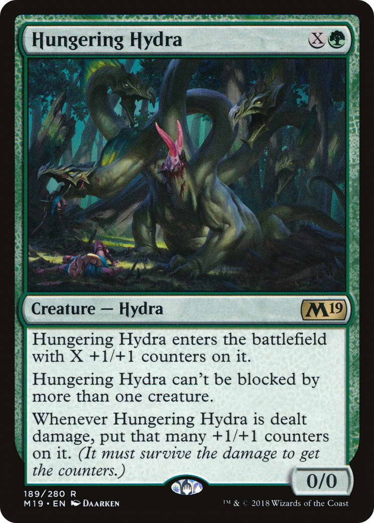 Hungering Hydra (M19-189) - Core Set 2019 Foil