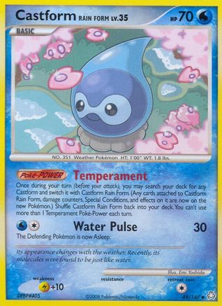 Castform Rain Form 049 - Legends Awakened Reverse Holofoil - Uncommon