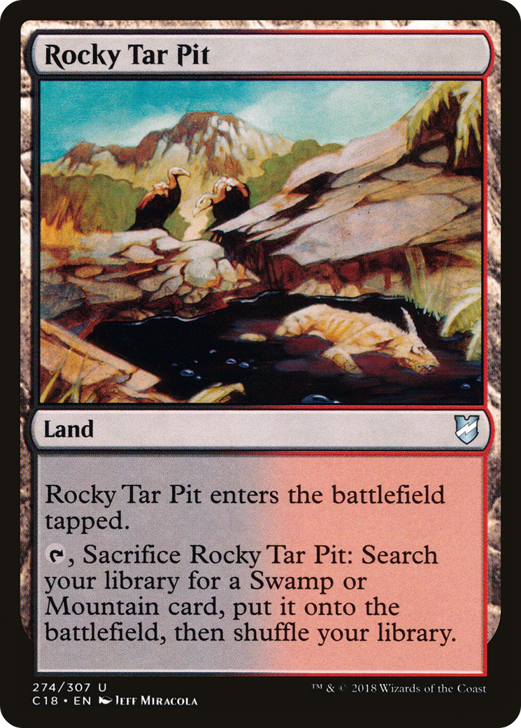 Rocky Tar Pit (C18-274) - Commander 2018