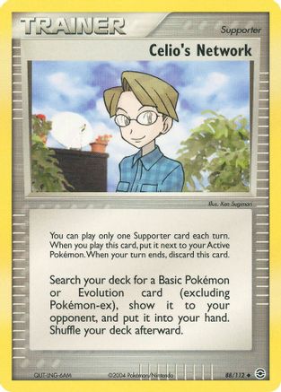 Celio's Network 88/112 - FireRed & LeafGreen Reverse Holofoil