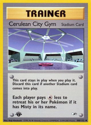 Cerulean City Gym 108/132 - Gym Heroes Unlimited