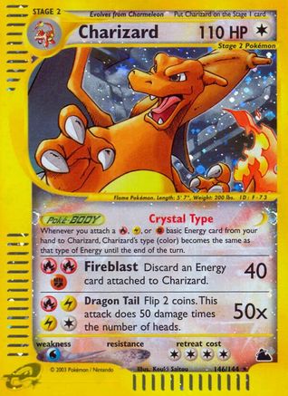 Charizard 146 - Skyridge Holofoil - Secret Rare