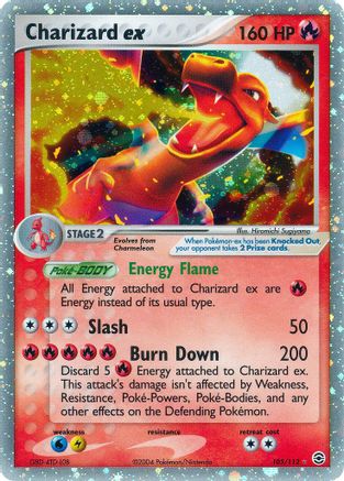 Charizard ex 105 - FireRed & LeafGreen Holofoil - Ultra Rare