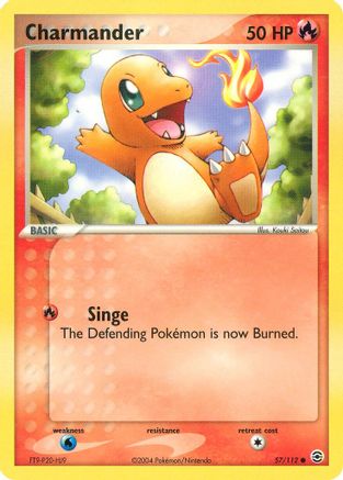 Charmander 57/112 - FireRed & LeafGreen Reverse Holofoil