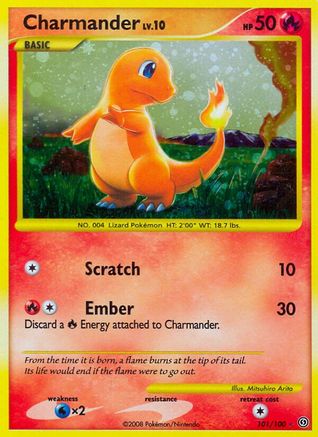 Charmander - 101/100 - Stormfront Holofoil - Secret Rare