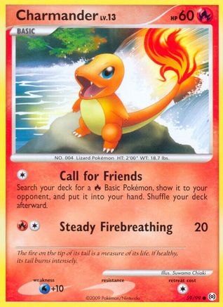 Charmander 59/99 - Arceus Reverse Holofoil