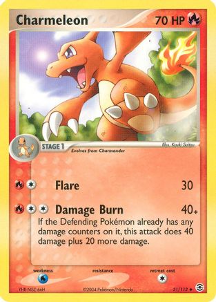 Charmeleon (31/112) - FireRed & LeafGreen  - Uncommon