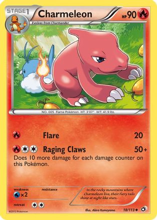 Charmeleon (18/113) - Legendary Treasures  - Uncommon