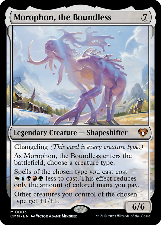 Morophon, the Boundless (CMM-003) - Commander Masters