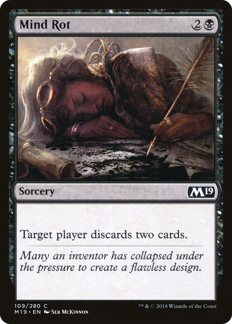 Mind Rot (M19-109) - Core Set 2019 Foil