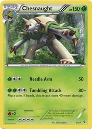 Chesnaught - 005/39 - Kalos Starter Set Holofoil - Common