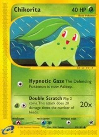 Chikorita (99) 099/165 - Expedition Reverse Holofoil - Common