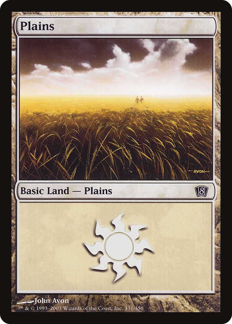 Plains (8ED-331★) - Eighth Edition Foil