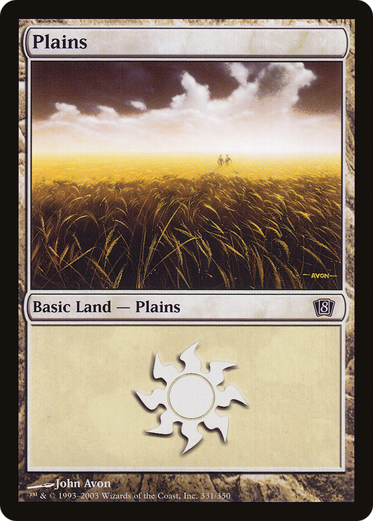 Plains (8ED-331★) - Eighth Edition Foil