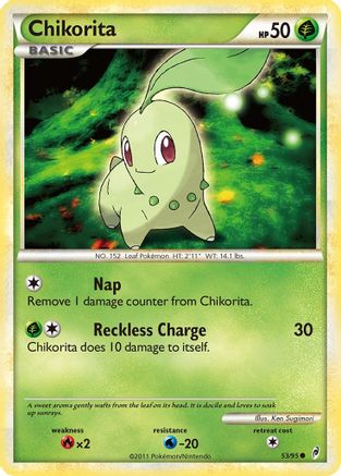 Chikorita (53/95) - Call of Legends Reverse Holofoil - Common