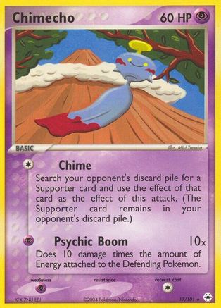 Chimecho 17/101 - Hidden Legends Reverse Holofoil