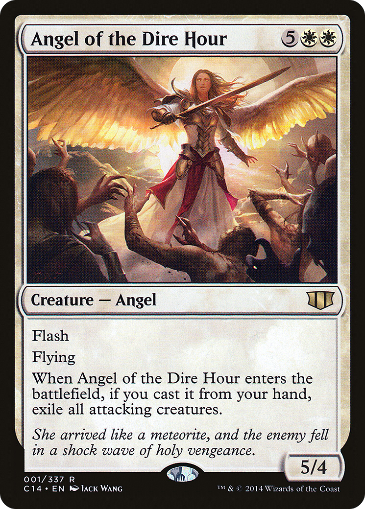 Angel of the Dire Hour (C14-001) - Commander 2014