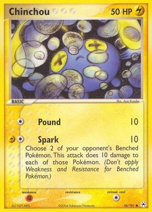 Chinchou 056/101 - Hidden Legends Normal - Common