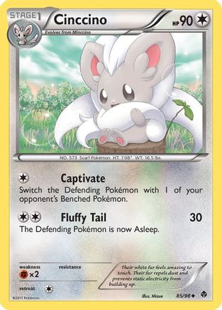 Cinccino (85/98) - Emerging Powers Reverse Holofoil - Uncommon
