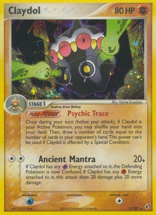 Claydol 005 - Deoxys Holofoil - Holo Rare