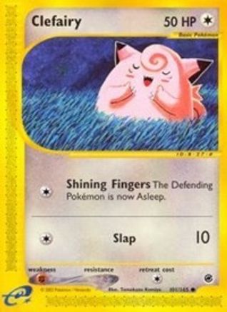 Clefairy 101/165 - Expedition Reverse Holofoil - Common