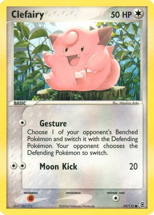 Clefairy 59/112 - FireRed & LeafGreen Reverse Holofoil