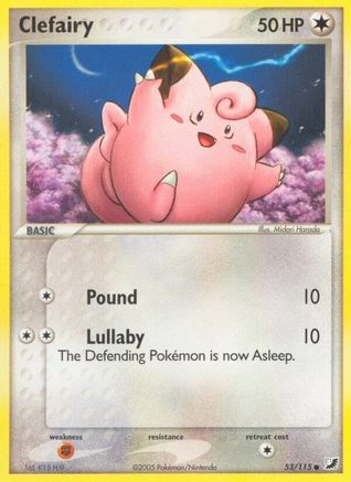 Clefairy - 053/115 - Unseen Forces Reverse Holofoil - Common