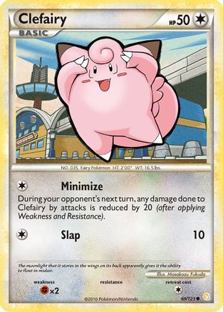 Clefairy 060 - HeartGold SoulSilver Reverse Holofoil - Common