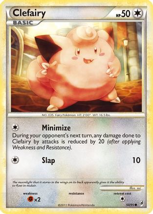 Clefairy (54/95) - Call of Legends Reverse Holofoil - Common
