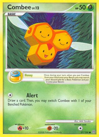 Combee (57/100) - Stormfront Reverse Holofoil - Common