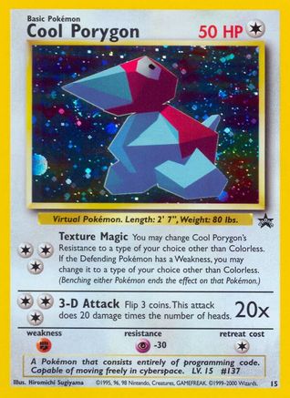 Cool Porygon - 015/53 - WoTC Promo Holofoil - Promo