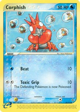 Corphish 054/97 - Dragon Reverse Holofoil - Common